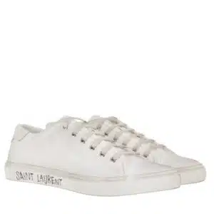 Saint Laurent Sneakers - Malibu Canvas Sneakers in white