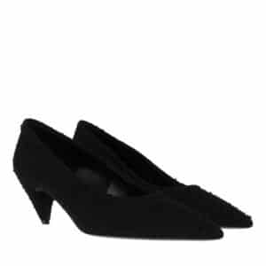 Saint Laurent Sneakers - Vivi Pierrot Tweed Pumps in black