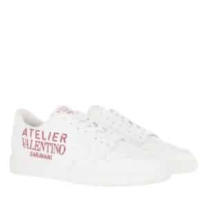 Valentino Garavani Sneakers - Atelier 07 Camouflage Edition Low Top Sneaker in white