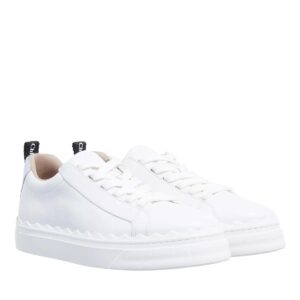 Chloé Sneakers - Lauren Lace Up Sneakers in white