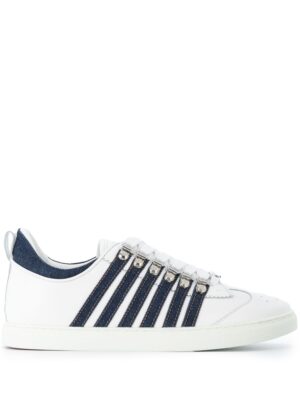 Dsquared2 Sneakers met zijstreep - Wit