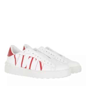 Valentino Garavani Sneakers - Rockstud VLTN Open Sneakers in white