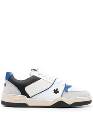 Dsquared2 Spider leather low-top sneakers - Wit