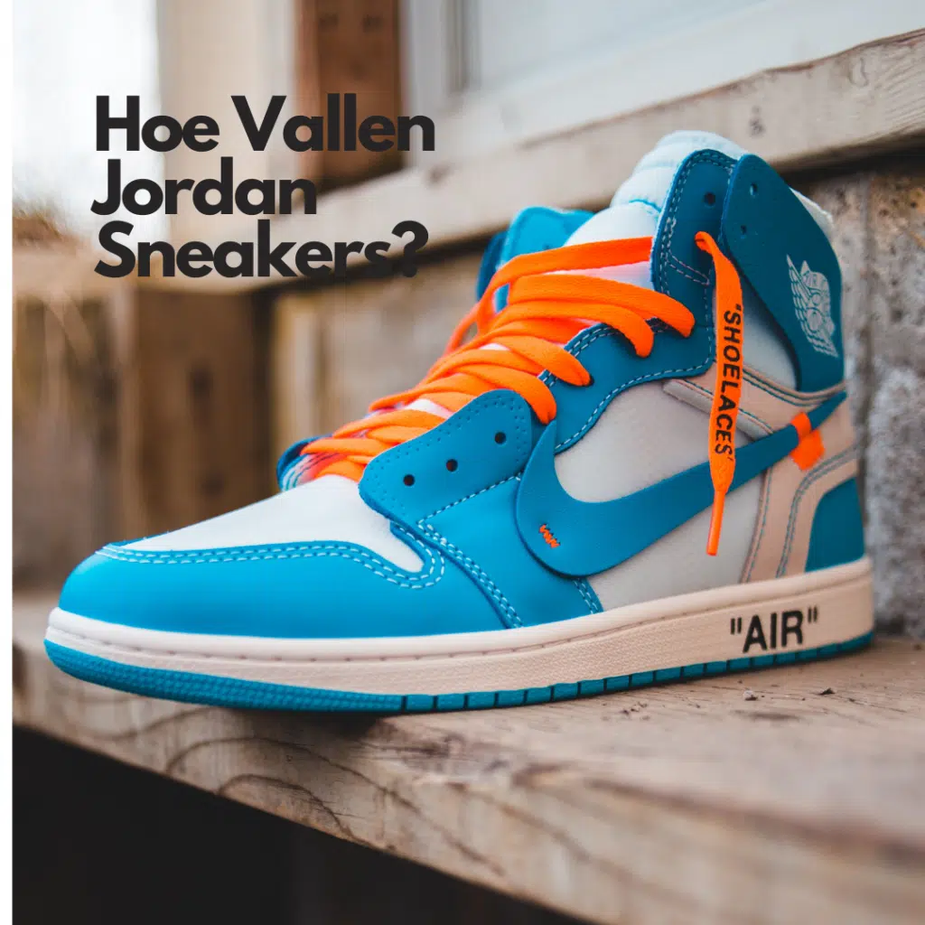 hoe vallen Jordan sneakers?