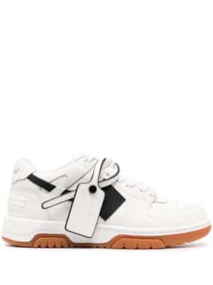 Off-White OUT OF OFFICE CALF LEATHER - WHITE BLACK