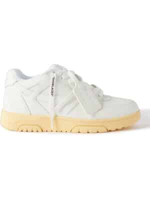 Off-White - Out of Office Leather Sneakers - Men - White - EU 43