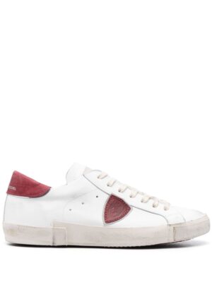 Philippe Model Paris colour-block panelled leather sneakers - Wit