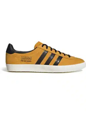 adidas Originals - Mexicana Leather-Trimmed Suede Sneakers - Men - Yellow - UK 8