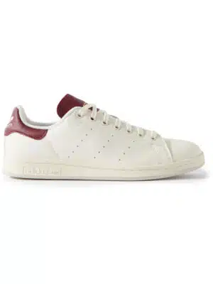 adidas Originals - Stan Smith Logo-Print Leather Sneakers - Men - White - UK 5