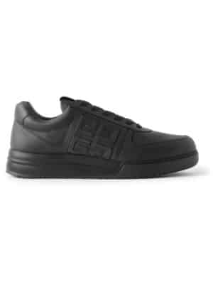 Givenchy - G4 Logo-Embossed Leather Sneakers - Men - Black - EU 43