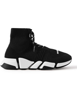 Balenciaga - Speed 2.0 Stretch-Knit Sneakers - Men - Black - EU 44