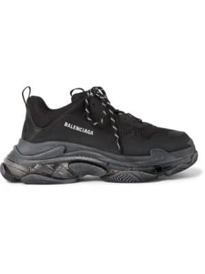 Balenciaga - Triple S Clear Sole Mesh