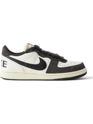 Nike - Terminator Suede and Leather Sneakers - Men - White - US 10