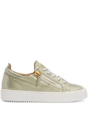Giuseppe Zanotti Gail sneakers met metallic-effect - Goud