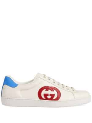 Gucci Ace sneakers met logopatch - Wit