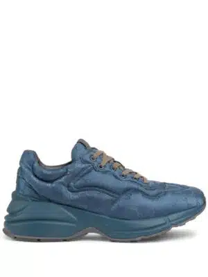 Gucci Rhyton slip-on sneakers - Blauw