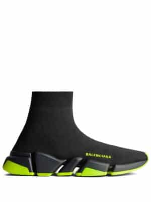 Balenciaga Speed 2.0 gebreide sneakers - Zwart