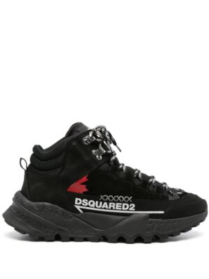Dsquared2 Laarzen met logoprint - Zwart