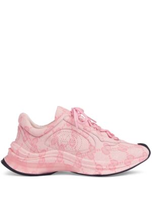 Gucci GG Run leather sneakers - Roze