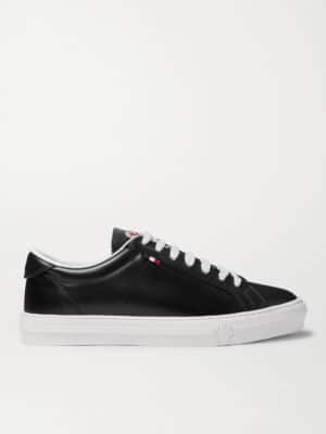Moncler - Monaco Leather Sneakers - Men - Black - EU 40