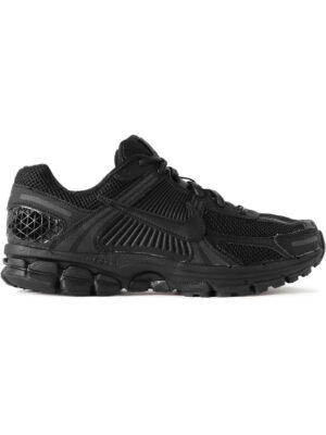 Nike - Zoom Vomero 5 Leather and Rubber-Trimmed Mesh Sneakers - Men - Black - US 8.5