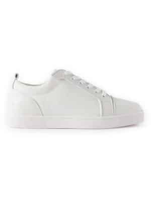 Christian Louboutin - Louis Junior Orlato Perforated Leather Sneakers - Men - White - EU 40