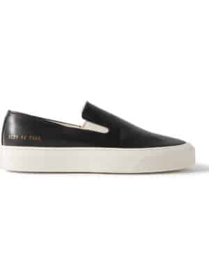 Common Projects - Leather Slip-On Sneakers - Men - Black - EU 44