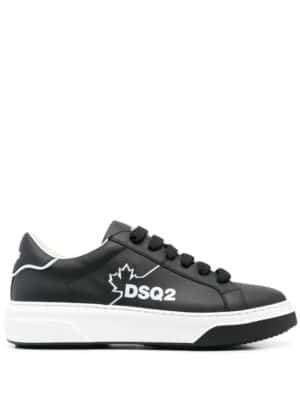 Dsquared2 Bumper sneakers met logoprint - Zwart