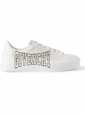 Givenchy - City Sport Logo-Print Leather Sneakers - Men - White - EU 40