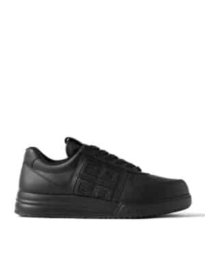 Givenchy - G4 Logo-Embossed Leather Sneakers - Men - Black - EU 46