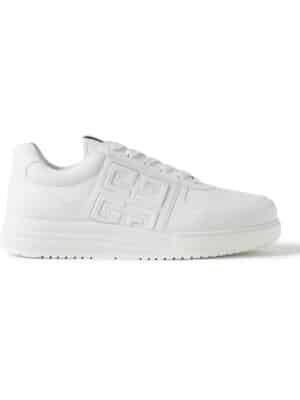Givenchy - G4 Logo-Embossed Leather Sneakers - Men - White - EU 41