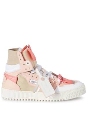 Off-White 3.0 Off Court hi-top leather sneakers - Roze