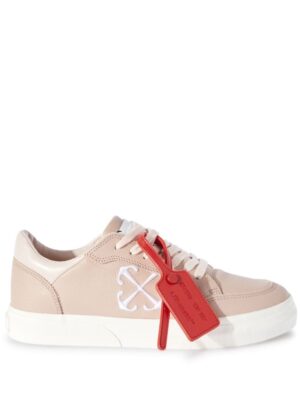 Off-White New Low Vulcanized leather sneakers - Roze