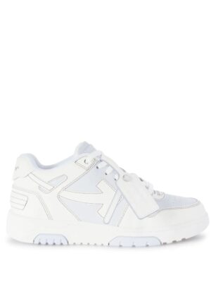 Off-White Out Of Office leren sneakers - Beige