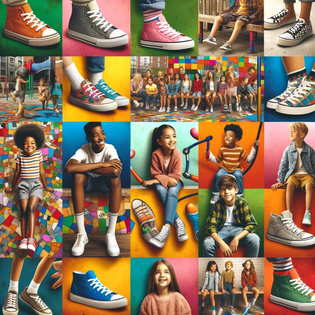 Uniseks en Kindvriendelijke Designer Sneakers