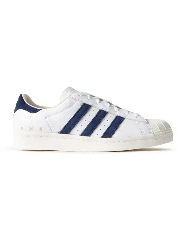 adidas Originals - Pop Trading Co Superstar ADV Suede-Trimmed Leather Sneakers - Men - White - UK 7