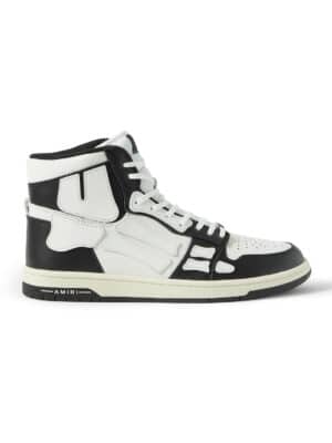 AMIRI - Skel-Top Colour-Block Leather High-Top Sneakers - Men - Black - EU 41