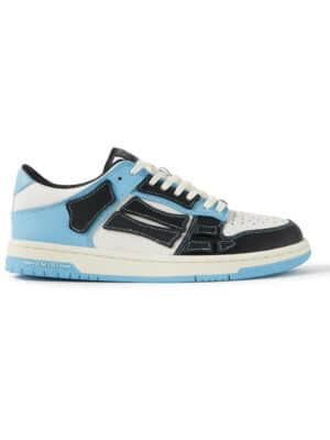 AMIRI - Skel-Top Leather Sneakers - Men - Blue - EU 45