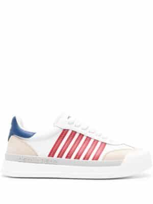 Dsquared2 New Jersey leather sneakers - Wit
