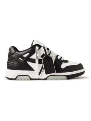 Off-White - Out of Office Leather Sneakers - Men - Black - EU 42