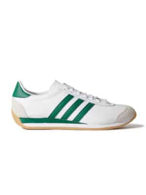 adidas Originals - Country OG Suede-Trimed Leather Sneakers - Men - White - UK 5