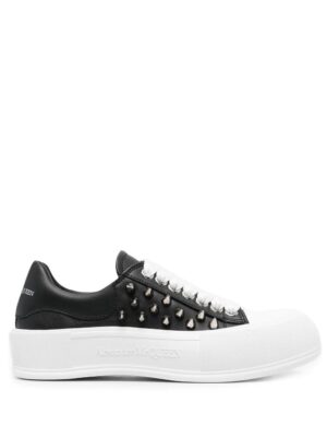 Alexander McQueen Deck sneakers met spikes - Zwart