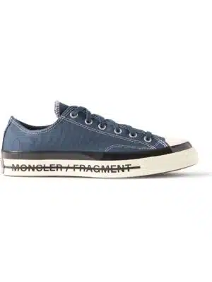 Moncler - Converse 7 Moncler Fragment Fraylor III Canvas Sneakers - Men - Blue - EU 40