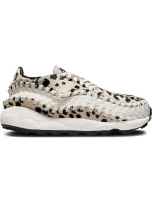 Nike - Air Footscape Stretch-Knit and Printed Calf Hair Sneakers - Men - Neutrals - US 8