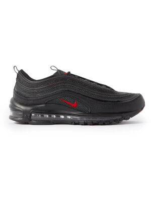 Nike - Air Max 97 Leather and Mesh Sneakers - Men - Black - US 5