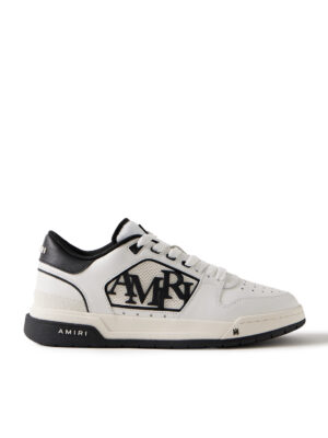 AMIRI - Classic Low Logo-Appliquéd Suede and Rubber-Trimmed Leather Sneakers - Men - White - EU 45