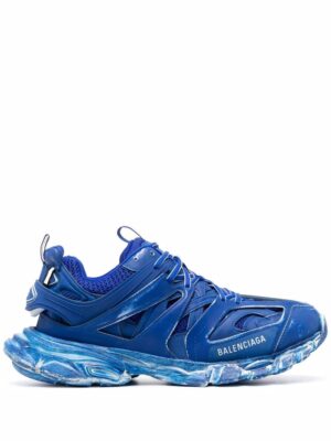 Balenciaga Track sneakers met vervaagd-effect - Blauw