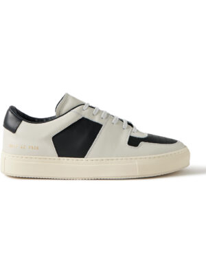 Common Projects - Decades Two-Tone Leather Sneakers - Men - White - EU 47