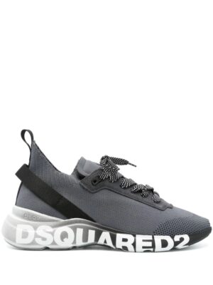 Dsquared2 Fly logo-embossed sneakers - Grijs