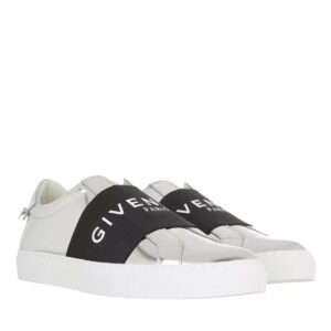 Givenchy Sneakers - Mirror Effect Webbing Sneakers Leather in zilver